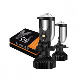 Avtomobil lampalari Y6 H4 mini linzalari