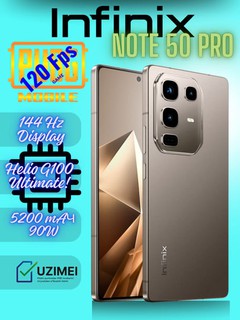 Смартфон Infinix Note 50 Pro, 12+12/256 ГБ, AMOLED 144Гц, 5200 mAч 90W, беспроводная зарядка