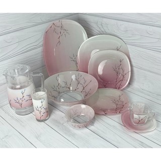 Luminarc Carina Hana Rose 46 ta element Stol servisi (V4605)