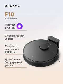 Робот-пылесос Dreame F10 (RLF11SA), Чёрный
