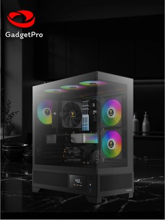 Игровой корпус Gamdias ATLAS M1 с 3 ARGB PWM вентиляторами и стеклянной боковой панелью