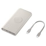 Внешний аккумулятор Samsung 10000mAh c беспроводной зарядкой - EB-U2510XUEGRU Beige