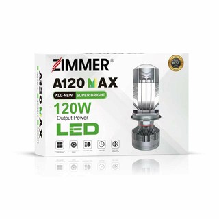 Светодиодные лампы Zimmer a120 120w Led, для легковых автомобилей, цоколь H4, мощность 75-120 Вт