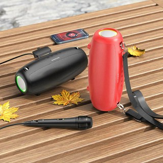 Колонка Borofone BP13 Dazzling Красный беспроводная, Bluetooth 5.3, 2×66 мм, 2×5 Вт, 1500 мАч, до 2.5 ч работы