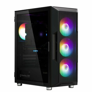 Корпус Zalman I3 NEO TG BLACK, без БП, 1xUSB3.0, 2xUSB2.0, 4x120mm RGB fans, TG Side/Front Panel, AT