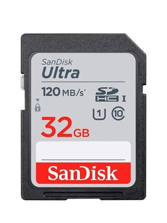 Карта памяти Disk Ultra SDHC 32GB UHS-I Class 10, 120MB/s для фото и видео Full HD
