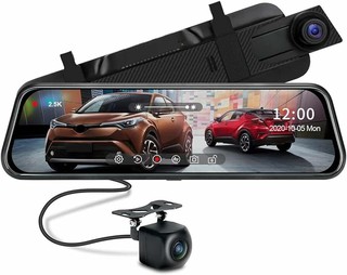 Видеорегистратор BEZ "2K WiFi Dual", экран IPS, угол обзора 170 градусов, 2 камеры