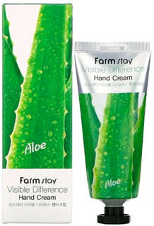 Крем для рук Farm Stay Visible Differerce Aloe, 100 мл