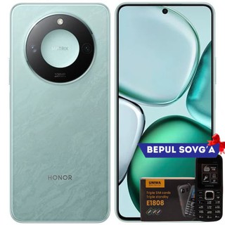 Смартфон Honor X9c Smart 5G 8/256GB, Global, Ocean Cyan + в подарок Кнопочный телефон E1808
