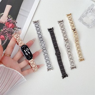For Xiaomi Mi Band 9 Bracelet Stainless Steel Metal Strap Miband 8 Replaceable Band