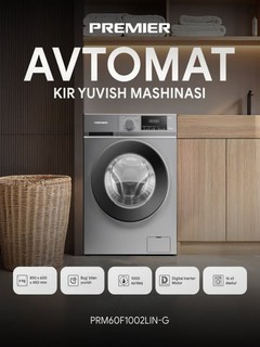 Стиральная машина Premier PRM-60F1002LIN, 6 кг, Invertor, cтирка паром