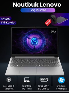 Noutbuk Lenovo LOQ 15IAX9
