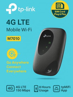 TP-LINK M7010 WiFi N300 mobil router, 4G LTE bilan ishlaydi