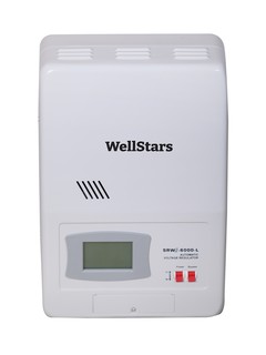 Стабилизатор напряжения Wellstars SRW-6000L, белый