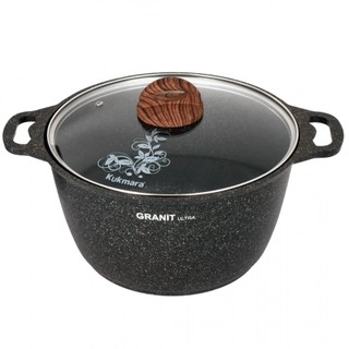 Кастрюля Kukmara 8 л линия Granit ultra (Original, Blue)