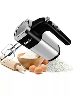 Миксер ручной Sonifer SF-7017, 500W, 5 скоростей, турборежим, импульсный режим, черный