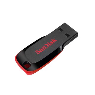 Флеш-накопитель SanDisk "Cruzer Blade", 16GB, USB 2.0, красный