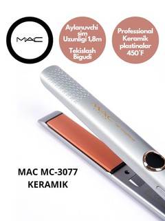 Профессиональный выпрямитель для волос MAC3077 Styler, с дисплеем и керамической пластиной