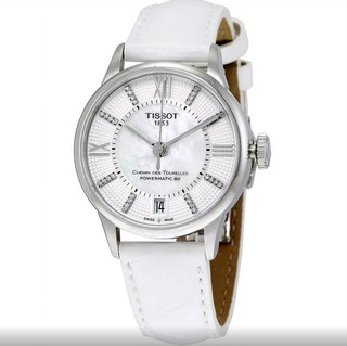 Женские наручные часы Tissot Chemin Des Tourelles Automatic Ladies, белый