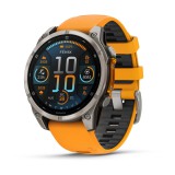 Спортивные часы GARMIN FENIX 8 (47mm) Orange/Graphite Silicone Band