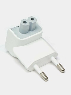 Адаптер питания, для зарядки Apple, EU, переходник, 2 pin, белый