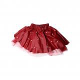 Юбка Civil 1811 Girls Pearl Detail Skirt бордовый для девочки