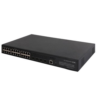 Kommutator H3C S5024PV3-EI-PWR L2 Ethernet Switch with 24*10/100/1000Base-T PoE+ Ports and 4*1000Base-X Ports,(AC)