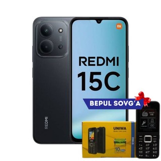 Смартфон Xiaomi Redmi 15C 4G 4/256GB, Global, Midnight Gray + в подарок Кнопочный телефон