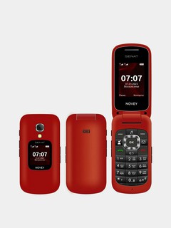 Мобильный телефон Novey Senat GSM, Space Red , Гарантия Carvonshop 15 месяцев