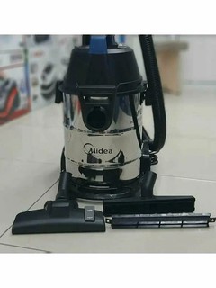Пылесос Midea, профессиональный, 1600Вт, бак 21л, нержавеющая сталь, для больших помещений