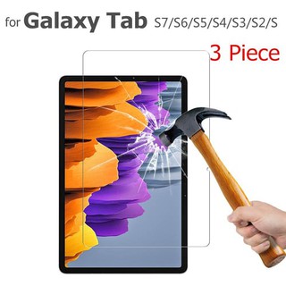Защитное стекло из трех частей для Samsung Galaxy Tab S7 2020 t870 t875 Защитная пленка для экрана для Samsung Galaxy Tab S7 Plus T970 975 S5E T720 S4 S3 S2