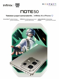 Смартфон Infinix Note 50 Pro, 12+12/256Гб, AMOLED 144Гц, 5200mAч 90W, беспроводная зарядка Серый