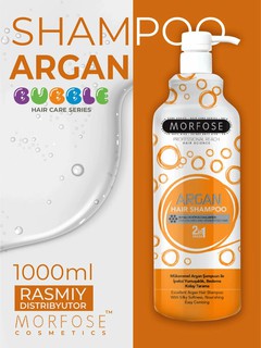 Шампунь для волос, Argan специально разработан для окрашенных и мелированных волос, Morfose 1 л.