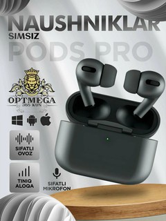 Беспроводные наушники Pods Pro 2 Premium, сенсорные, с беспроводной зарядкой