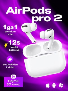 Беспроводные наушники аирподс про2 M10, M19, A31, AirPods, +2000A с внешним аккумулятором
