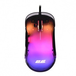 Мышь игровая 2E Gaming MG345 Transparent, RGB USB Black (2E-MG345TR)