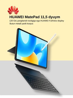 Huawei Mate Pad 11.5 (Wi-Fi) 120 Гц +Съемная клавиатура+/Стилус, 8/256 ГБ, Space Gray
