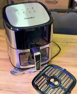 Аэрофритюрница Sonifer SF-1036, электронное управление, мощность 1600Вт, 6.5л