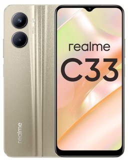 Смартфон Realme C33 4/128GB RMX3264, золотистый