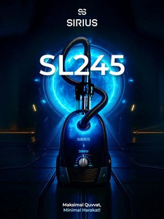Пылесос Sirius SL 260, мешок, мощность 2000Вт, 2,5л, сухой, синий