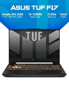 Ноутбук ASUS TUF FX707ZC INTEL CORE I5-12500H 16GB/512GB SSD 17.3 FHD IPS RTX3050 DOS