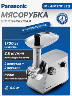 Мясорубка Panasonic MK-GM1701STQ