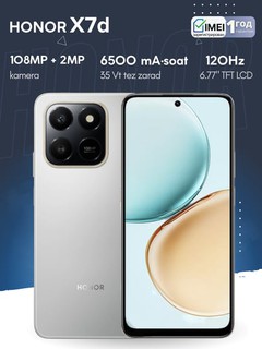 Смартфон Honor X7d,6500 мАч,35Вт, 120 Гц, IP65, камера 108 МП, гарантия 1 год