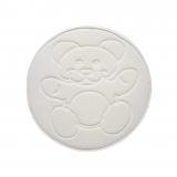 Bolalar uchun matras Sleep Vip Muga Baby oq 75cm*75cm*10sm (dumaloq)