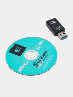 USB Wi-Fi адаптер ZW45 HZ wifi 5 1300mb, преходник 2.4hz