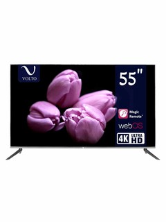 Телевизор Volto 55vt9000, диагональ 55 дюймов, подключение к интернету