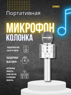 Детский беспроводной караоке микрофон WS 858