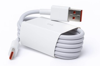 Оригиналный XIAOMI Кабель для зарядки, USB Type-C, оригинальный, 6A, 1 м, белый