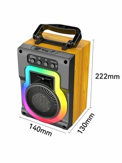 Беспроводная колонка HiFi с микрофоном караоке и подсветкой Sing-E ZQS14102
