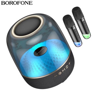 Borofone BP17 qora portativ kolonkasi + mikrofon